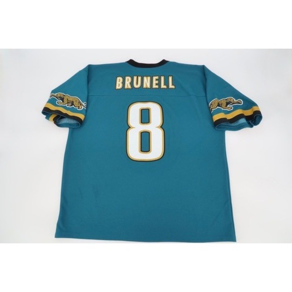 Vintage Jacksonville Jaguars Logo Athletic Football Jersey Large Mark Brunell #8